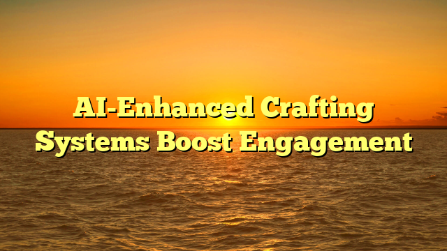 AI-Enhanced Crafting Systems Boost Engagement