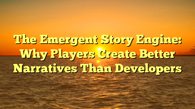 The Emergent Story Engine: Why Players Create Better Narratives Than Developers